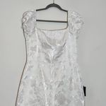 Lulus White Off the Shoulder Cropped Jumpsuit NWT Size Medium Wedding Jumpsuit Photo 8