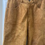 VTG Bushwhacker Brown Real Suede Pants Size 8 Women’s High Waist Western Style Photo 1