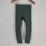 Lululemon  Align High Rise Crop Leggings Green Size 4 Photo 1