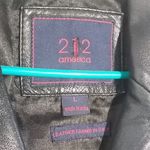 FINAL MARKDOWN Ladies' 212 america genuine leather coat (large) Black Photo 2