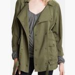 Current/Elliott Oversized Army Green Utility Jacket Photo 1