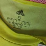 Adidas  pink yellow football/soccer jersey size small Photo 1