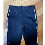 Spanx Ankle Piped Skinny Perfect Ponte Pants Black White Size Small Photo 3