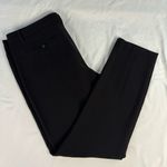 Avec Les Filles Size 6 Black Crop Ankle Tapered Trouser Pants Office Minimalist Photo 9