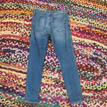 Current/Elliott Current Elliott Distressed Paint Splatter Low Rise Zip Fly Skinny Jeans Photo 2