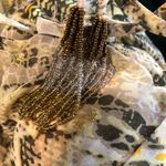 Blue Island  Boho Dress/Beach Cover with Gold accents and beaded tassels S Photo 15