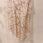 Mon Renn High Tide Strappy Midi Dress	High Tide Print Stone Vacation Party Small Tan Photo 4