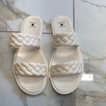 Shade & Shore Target  Women's Cream Braided Sandals Photo 4