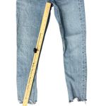 AGOLDE  Nico High Rise Blue Light Wash Chew Hem Distressed Skinny Jeans size 23 Photo 7