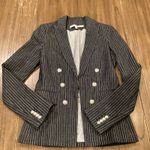 Veronica Beard  Pinstripe Beacon Dickey Jacket linen cotton blazer size 0 Photo 12
