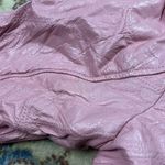 Vintage 80’s “Barbie” Leather Patchwork jacket Pink Size XXL Photo 7