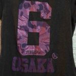 Superdry Vintage  Osaka Japan #6 glitter purple camo tee Women's juniors Size L Photo 2