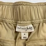 Maison Jules Beige Belted Pocketed Crop Pant Photo 6