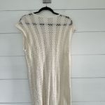 Cream Cardigan Sleeveless Beach Pool Cover Up Size undefined Photo 2
