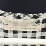 Urban Outfitters NWT Black & White Gingham Check Button Up Shorts Romper Photo 2