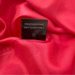 Ellen Tracy  Vibrant Pink Orange Swirl Floral Roses Midi Dress Pockets Size Large Photo 13