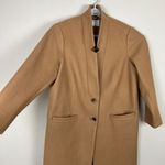 Old Navy Coat Womens XL Tan Soft Brushed Overcoat Classic Trench Winter Neutral Photo 9