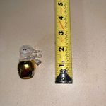 None 💙 Vintage Christmas Snowman Jingle Bell Brooch Photo 1