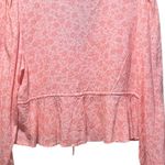 Billabong Time Goes By Long Sleeve Blouse Top Size Large Photo 8