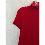 Ralph Lauren Black Label Large Top Cashmere Silk Turtle Neck Red Preppy Luxury Photo 4