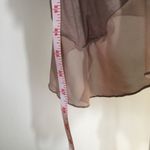 H&M Taupe Brown Ruffle Sheath Shift Dress  Medium Photo 3