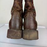 Justin Boots Gypsy Raya 12” Tall Western Cowgirl Boots Sz 6.5B Brown Turquoise Photo 13