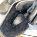 Boc Rosalee Black Grey Faux Leather Buckle Lace Up Moto Combat Boots Women 10M Gray Size 10 Photo 9