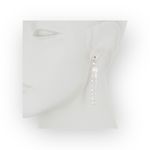 new Nadri ♕ Pearl Crystal Drop Bride Earrings ♕ Rhodium ♕ Wedding Bridal Jewelry Silver Photo 13