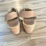 Anthropologie LATIGO x | Cali Leather Lace Up Clogs Wood Boho | Size 9 Photo 2