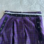 Tripp NYC Vintage Mini Skirt Womens XS Goth Y2K Grunge Black Reversible Rare Photo 4
