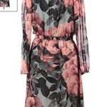 Jennifer Lopez Floral Open Shoulder  Dress Photo 2