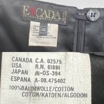 Escada Velvet Strapless Mini Dress Vintage 80s Black LBD Photo 2