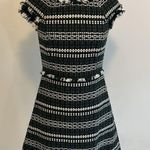 Tory Burch Norfolk Tweed Green Black Dress Photo 3