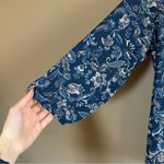 PaperMoon ✨  Women’s Blue Floral Top Medium Photo 3