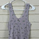 PINK - Victoria's Secret PINK Victoria’s Secret Purple Floral Tank size S Photo 7