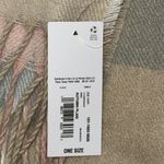 Liz Claiborne  Knit Scarf Autumn Plaid Tan Blue Pink Photo 5