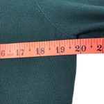 Vila Milano  Knit Sweater women Sz L Green Mock Neck Unisex Holiday Minimalist Photo 3