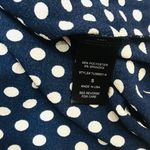 Stitch Fix NWT Navy blue/white polka dot West Kei  blouse size small Photo 6