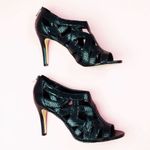 Calvin Klein  Kiani Python Embossed Leather Sandals A8 Photo 1