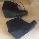 White Mountain  Irma Heeled Lace Up Vegan Booties Black Size 7.5 Photo 1