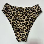 Revamped  Wild Print high waisted Bikini Bottoms Sz S Photo 2