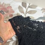 Ambiance Black Lace Mini Dress Size L Photo 9