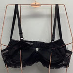 Massam Black Lace Padded Bra Made in Brazil New with Tags White Size M Photo 2