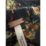 Free People  Garden Party Sundress Size Large Black Tassel Boho Lounge Photo 7