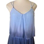 BCX PRETTY Blue Ombre Popover Spaghetti Strap Mini Dress Photo 2
