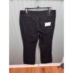 Tommy Hilfiger  Jeans Black Corduroy Hipster Bootcut Women's Size 12 Pants Photo 4
