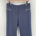 Calvin Klein Pants Size 4 Dress Navy Zippers Business Casual Office Work Career Photo 4