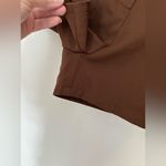 Princess Polly chocolate brown shorts with buckle size 2 Photo 4