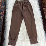 ZARA Brown Cotton Jogger Pants Photo 4