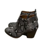 Universal Threads Universal Thread Snake Print Chunky Heel Ankle Boots Zip Closure Almond Toe 9.5 Photo 5